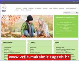 Vrtii, zabavita, obdanita, jaslice, www.vrtic-maksimir.zagreb.hr