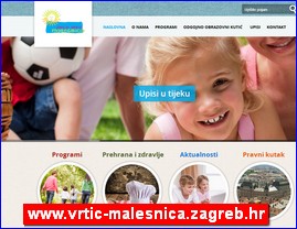 Kindergartens, nurseries, www.vrtic-malesnica.zagreb.hr