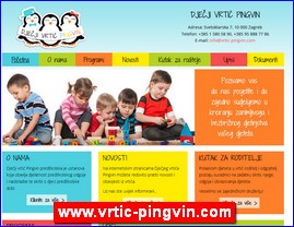 Kindergartens, nurseries, www.vrtic-pingvin.com