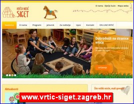 Kindergartens, nurseries, www.vrtic-siget.zagreb.hr