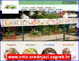Kindergartens, nurseries, www.vrtic-srednjaci.zagreb.hr