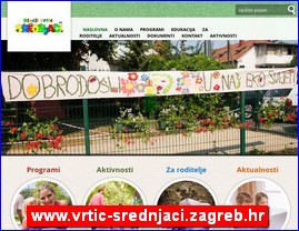 Vrtii, zabavita, obdanita, jaslice, www.vrtic-srednjaci.zagreb.hr