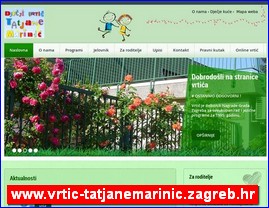 Kindergartens, nurseries, www.vrtic-tatjanemarinic.zagreb.hr