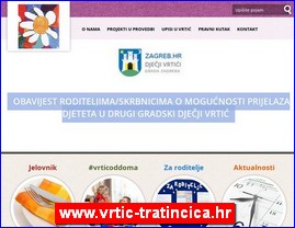 Kindergartens, nurseries, www.vrtic-tratincica.hr