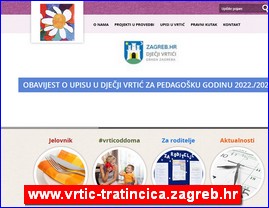 Kindergartens, nurseries, www.vrtic-tratincica.zagreb.hr