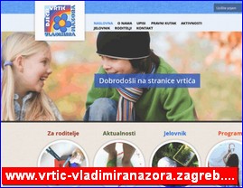 Kindergartens, nurseries, www.vrtic-vladimiranazora.zagreb.hr
