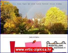Kindergartens, nurseries, www.vrtic-zipkica.hr