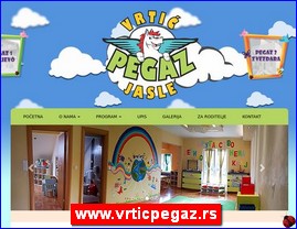 Kindergartens, nurseries, www.vrticpegaz.rs