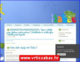 Vrtii, zabavita, obdanita, jaslice, www.vrticzabac.hr