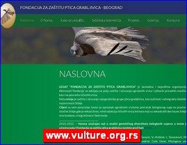 Associations for the protection of animals, accommodation of animals, www.vulture.org.rs