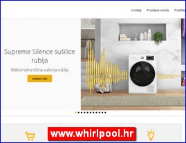 White appliances, washing machines, refrigerators, household appliances, www.whirlpool.hr