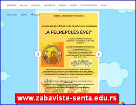 Kindergartens, nurseries, www.zabaviste-senta.edu.rs
