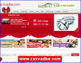 Catering, organization of celebrations, organization of weddings, www.zasvadbe.com