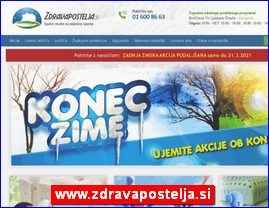 Posteljina, tekstil, www.zdravapostelja.si