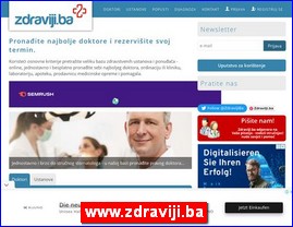 Clinics, doctors, hospitals, spas, laboratories, www.zdraviji.ba