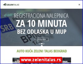 Vehicle registration, vehicle insurance, www.zelenitalas.rs
