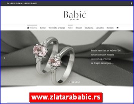 Jewelers, gold, jewelry, watches, www.zlatarababic.rs