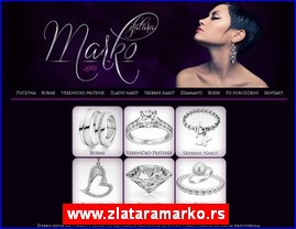 Jewelers, gold, jewelry, watches, www.zlataramarko.rs