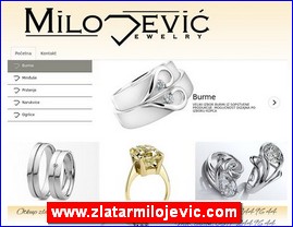 Jewelers, gold, jewelry, watches, www.zlatarmilojevic.com