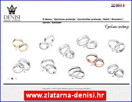 Jewelers, gold, jewelry, watches, www.zlatarna-denisi.hr