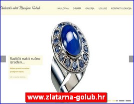 Jewelers, gold, jewelry, watches, www.zlatarna-golub.hr