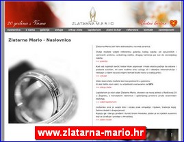 Jewelers, gold, jewelry, watches, www.zlatarna-mario.hr