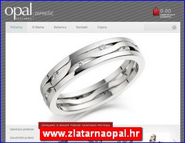 Jewelers, gold, jewelry, watches, www.zlatarnaopal.hr
