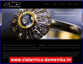 Jewelers, gold, jewelry, watches, www.zlatarnica-domenika.hr