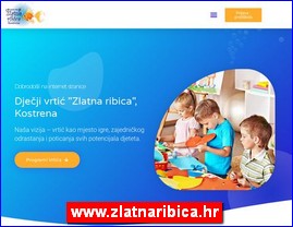 Kindergartens, nurseries, www.zlatnaribica.hr