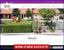 Kindergartens, nurseries, www.zraka-sunca.hr