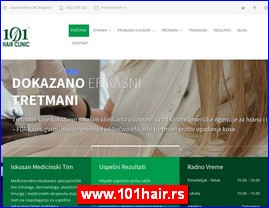 Ordinacije, lekari, bolnice, banje, Srbija, www.101hair.rs