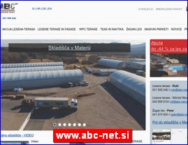 Građevinarstvo, građevinska oprema, građevinski materijal, www.abc-net.si