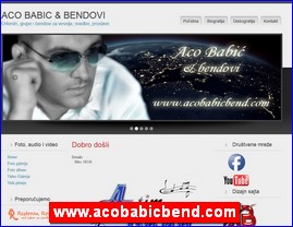 Muziari, bendovi, folk, pop, rok, www.acobabicbend.com