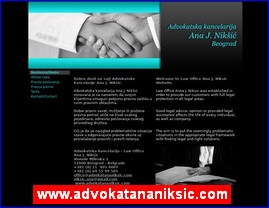 Advokati, advokatske kancelarije, www.advokatananiksic.com