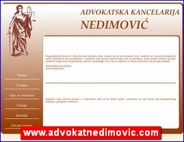 Advokati, advokatske kancelarije, www.advokatnedimovic.com