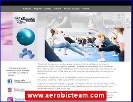Sportski klubovi, atletika, atletski klubovi, gimnastika, gimnastički klubovi, aerobik, pilates, Yoga, www.aerobicteam.com