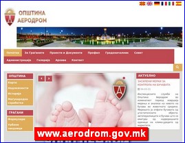 Gradovi, regije  , www.aerodrom.gov.mk