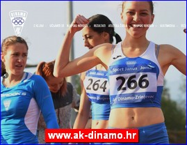 Sportski klubovi, atletika, atletski klubovi, gimnastika, gimnastički klubovi, aerobik, pilates, Yoga, www.ak-dinamo.hr