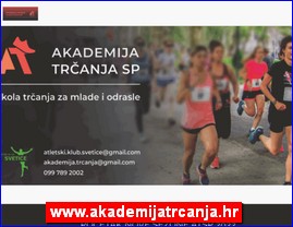 Sportski klubovi, atletika, atletski klubovi, gimnastika, gimnastički klubovi, aerobik, pilates, Yoga, www.akademijatrcanja.hr