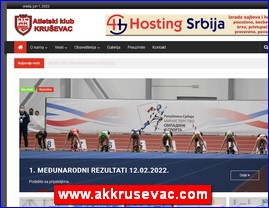 Sportski klubovi, atletika, atletski klubovi, gimnastika, gimnastički klubovi, aerobik, pilates, Yoga, www.akkrusevac.com