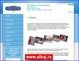 PVC, aluminijumska stolarija, www.albaj.rs