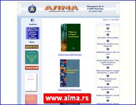 Knjievnost, knjige, izdavatvo, www.alma.rs