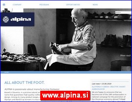 Oprema za decu i bebe, www.alpina.si