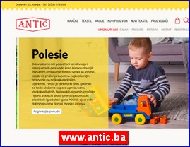 Oprema za decu i bebe, www.antic.ba