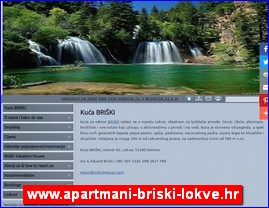 Hoteli, smeštaj, Hrvatska, www.apartmani-briski-lokve.hr