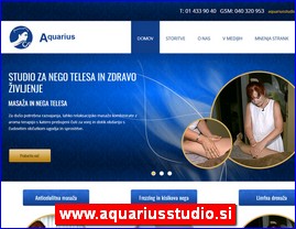 Frizeri, saloni lepote, kozmetiki saloni, www.aquariusstudio.si