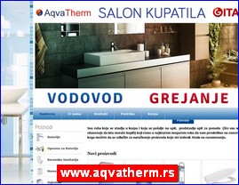 Sanitarije, vodooprema, www.aqvatherm.rs