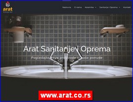 Sanitarije, vodooprema, www.arat.co.rs