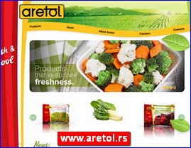 Voće, povrće, prerada hrane, www.aretol.rs