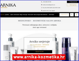 Ordinacije, lekari, bolnice, banje, laboratorije, www.arnika-kozmetika.hr